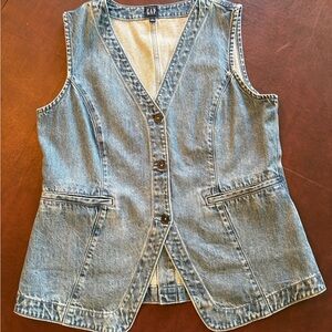 GAP Denim Vest NWOT